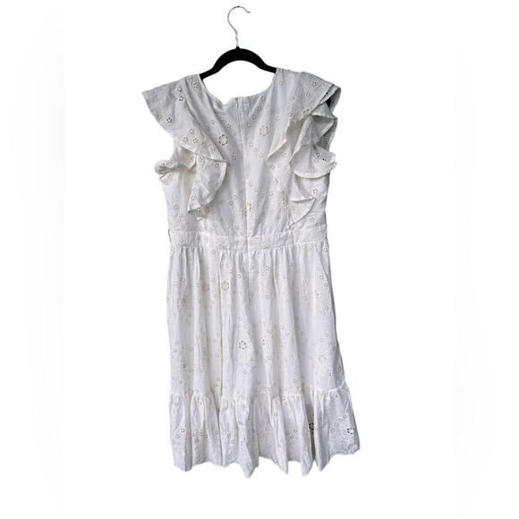 Ivy City Clary Dress in Cream Eyelet NWT 1X - Picture 3 of 7